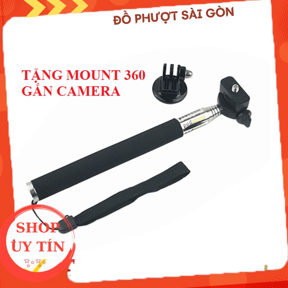 Gậy Tự Sướng  Camera Monopod Tặng Mount Xoay 360 Cho Camera Hành Trình