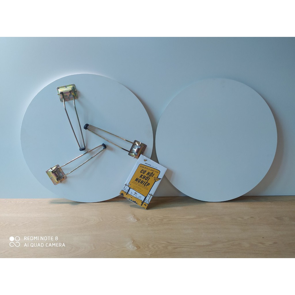 bàn tròn chân gấp loại tốt