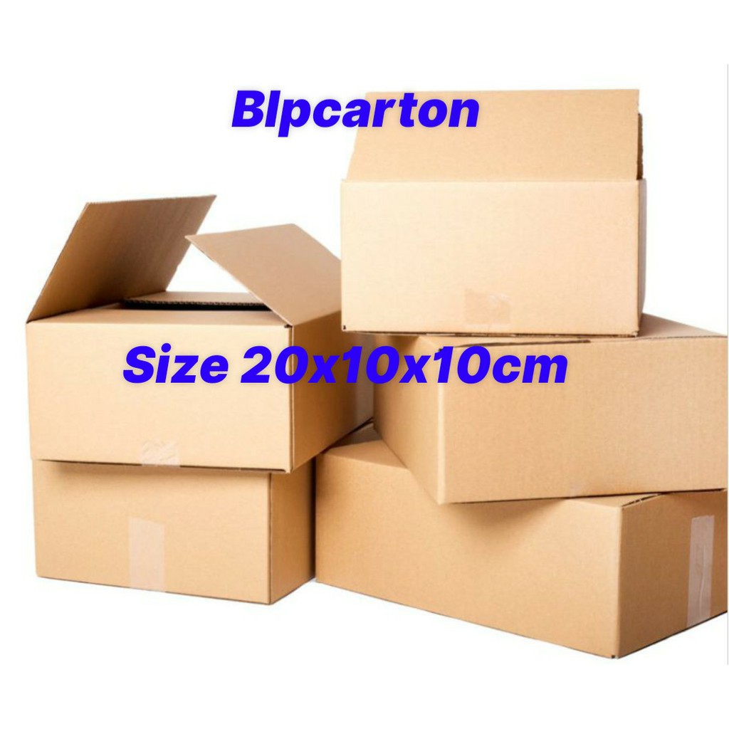 20 thùng hộp carton size 20x10x10cm