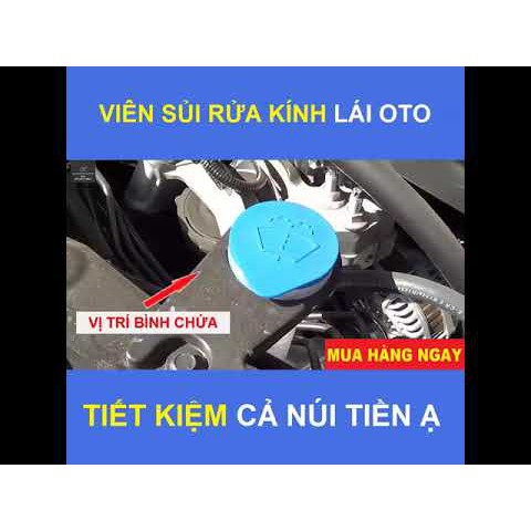 Viên Sủi Rửa Kính Ô Tô Và Kính Trong Nhà