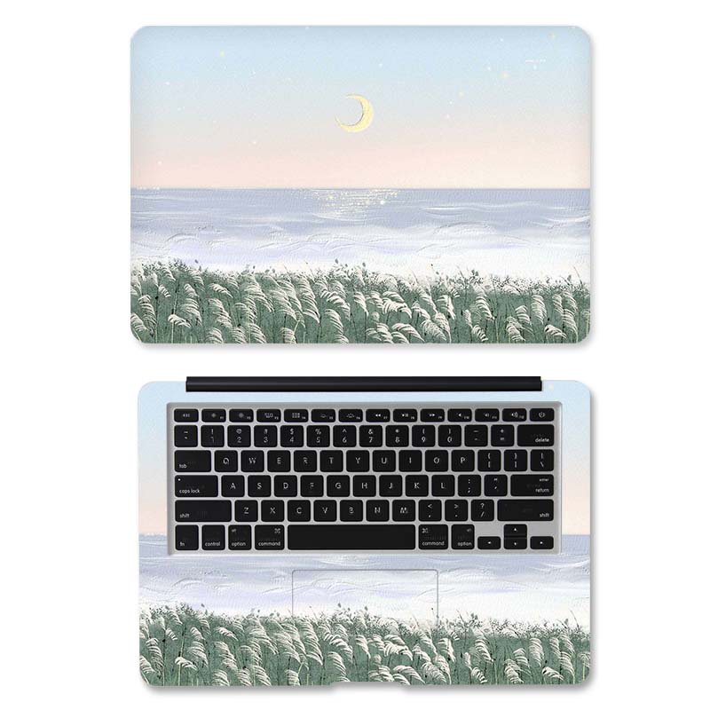 Landscape painting laptop skin stickers, computer protective film decoration decals for11-17inch ASUS, Dell, Lenovo, Acer and other laptops