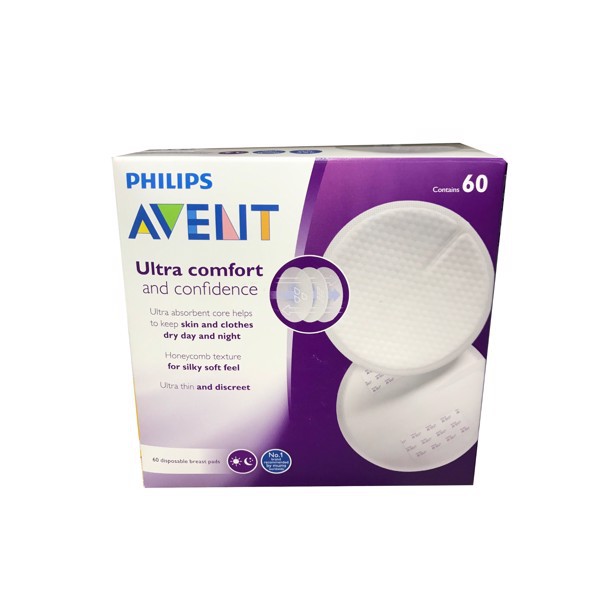 Miếng lót thấm sữa Philips Avent - 60 miếng/hộp