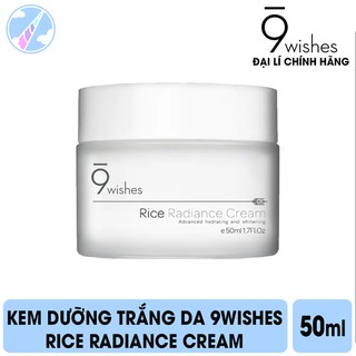 Kem Dưỡng Ẩm Làm Sáng 9 Wishes Rice Radiance Cream 50ml