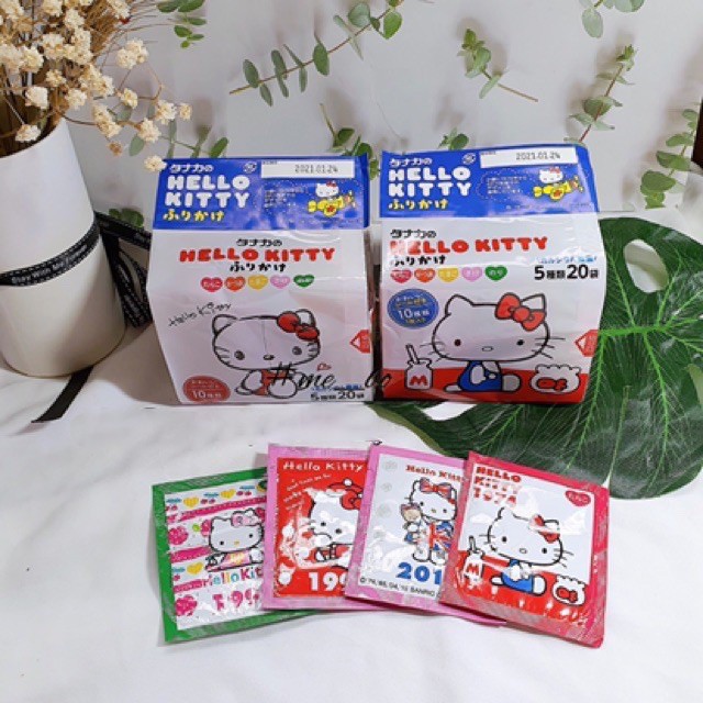 Gia vị rắc cơm thập cẩm Hello Kitty 5 vị date 5/2021