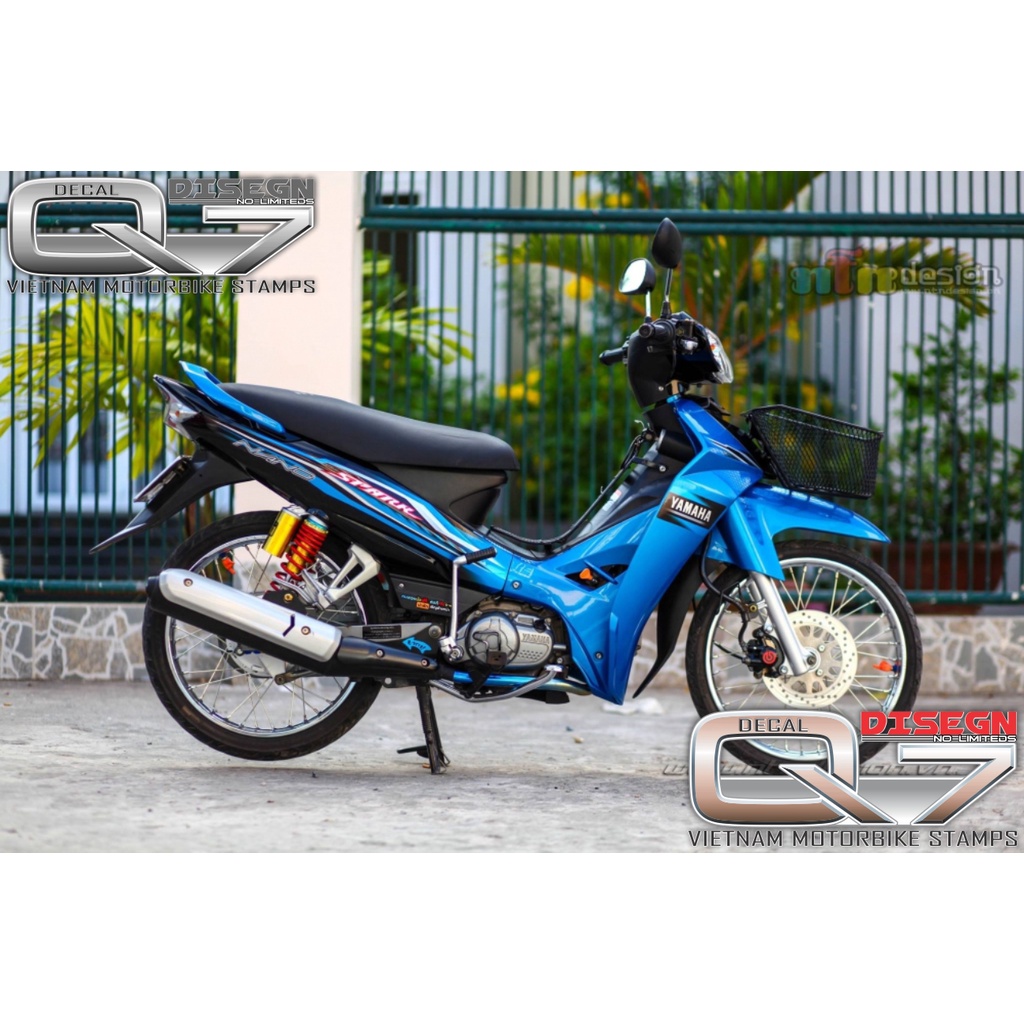 Tem Rời Sirius 110 Spark Xanh Đen