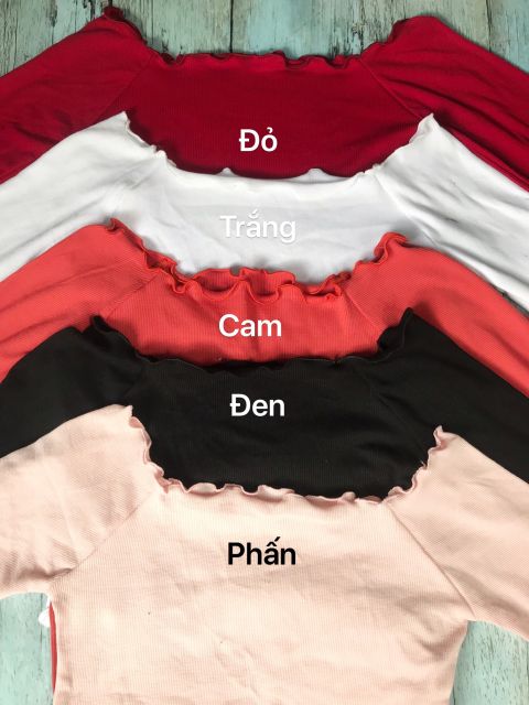 Áo trễ vai thun gân | BigBuy360 - bigbuy360.vn