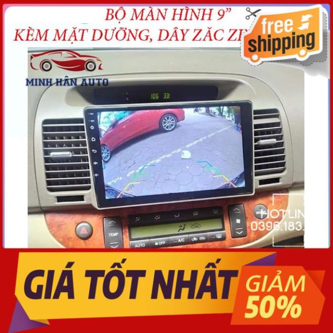 Bộ màn hình Android 9 inch cho xe TOYOTA CAMRY 2003-2007,man hinh dvd oto gia re,lắp màn hình cho ô tô