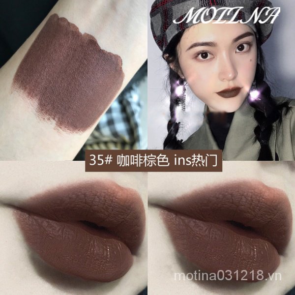 Son Lì Tông Màu Đất Socola Nâu Trang Điểm Phong Cách Retro Âu Mỹ | BigBuy360 - bigbuy360.vn