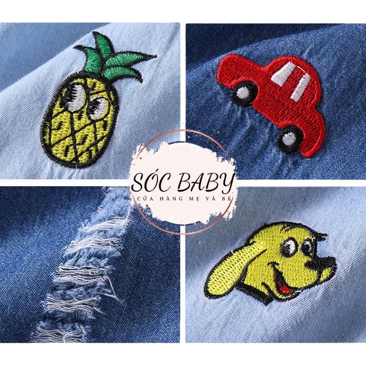 Quần Bò Jean Giấy Cho Bé Gái Và Bé Trai