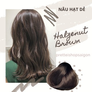 [kèm Trợ Nhuộm+Ủ tóc] Kem Nhuộm Tóc Màu NÂU HẠT DẺ- Không Tẩy