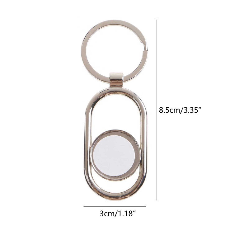 Mojito Móc Khóa Trống Với Vòng Kim Loại Truyền Nhiệt Cho Gi