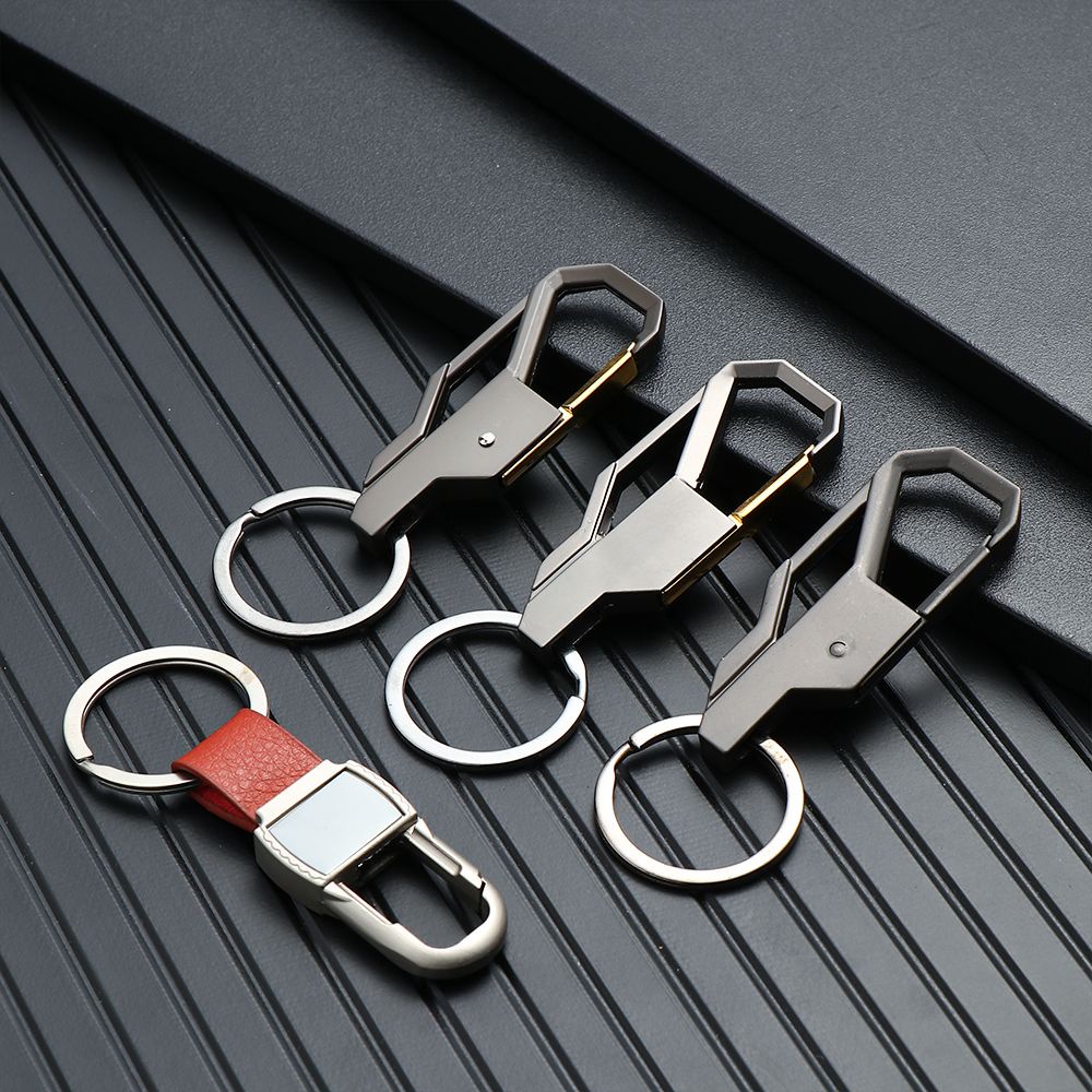 Móc khóa chất lượng cao 4 kiểu tùy chọn dùng để treo chìa khóa xe hơi DIY cho nam