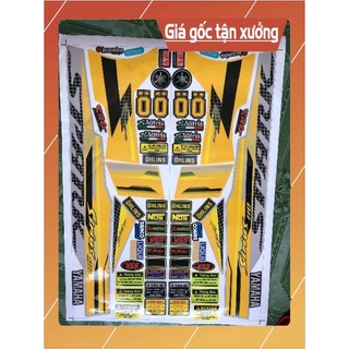 Ten rời xe Sirius xám vàng