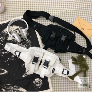Túi đeo chéo túi bumbag cá tính cài khuy