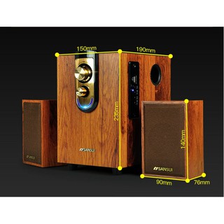 Loa bluetooth - Cao cấp Sansui (Sản phẩm Bán chạy by Agiadep)