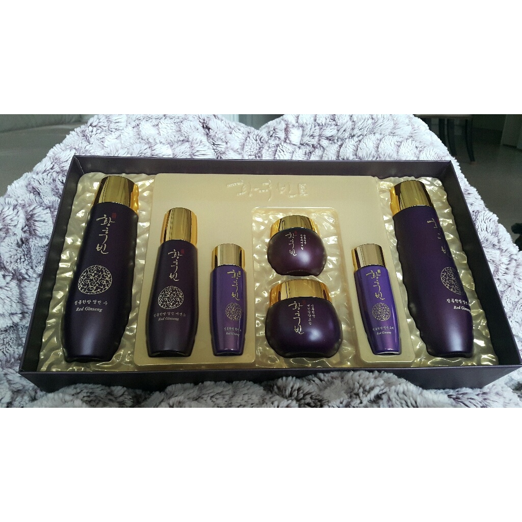 Bộ sản phẩm dưỡng da 5 món từ thảo dược đông y Hwang Hubin Hàn Quốc