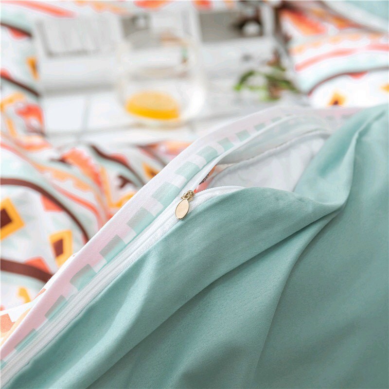 Bộ Chăn Ga Cotton POLY THỔ CẨM CAMchăn, ga, cotton, ga nệm, chăn ga, cotton poly, chăn nệm, chăn ga gối, bedding️