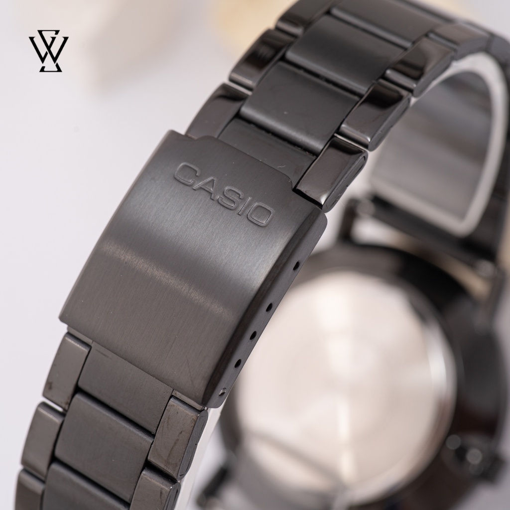 Đồng Hồ Quartz Nam Casio WATCHSTORE MTP-VT01B-1BUDF Thiết Kế Kính Khoáng 40mm, Dây Kim Loại, Vỏ Thép Không Gỉ