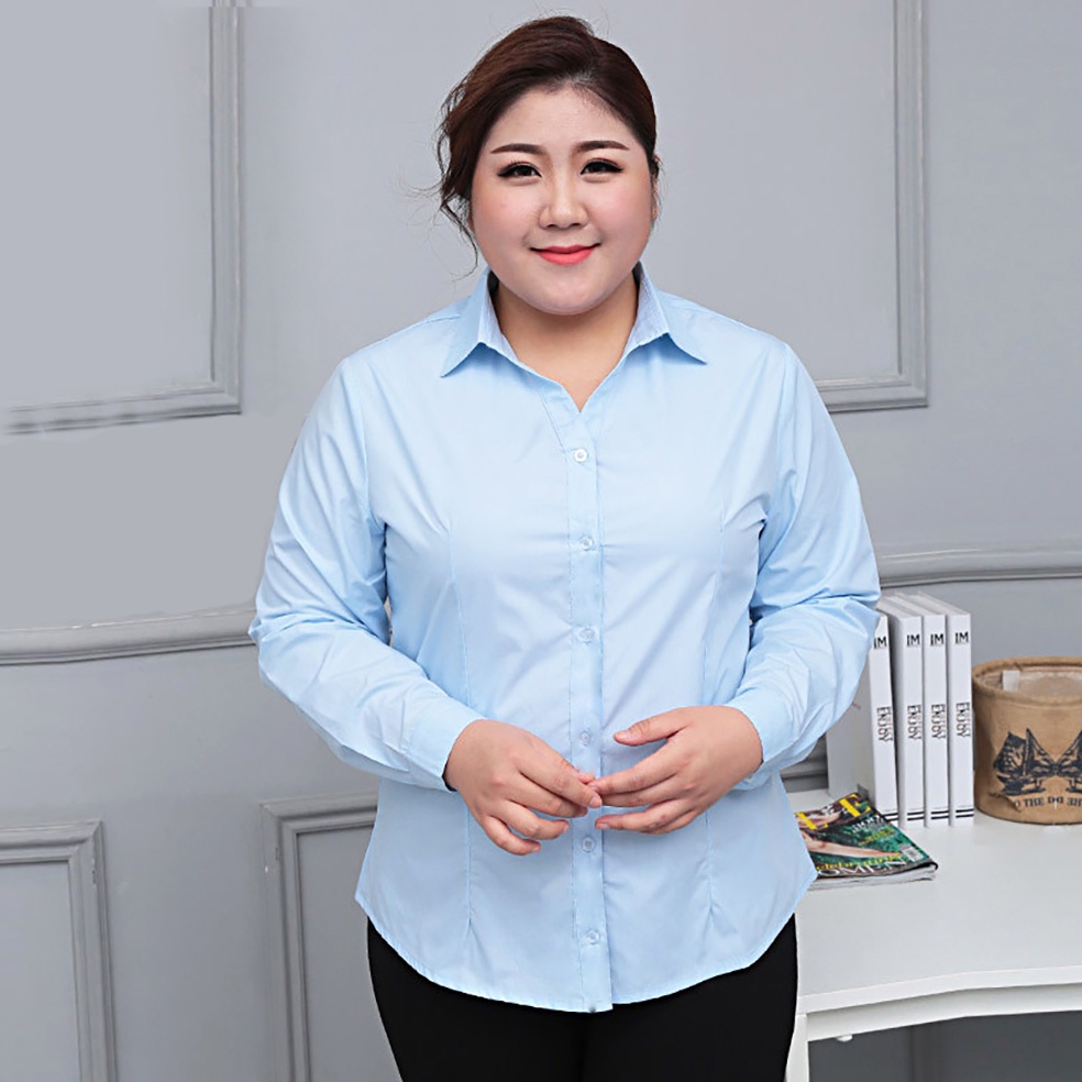 [Hàng cao cấp] Áo sơ mi công sở nữ tay dài