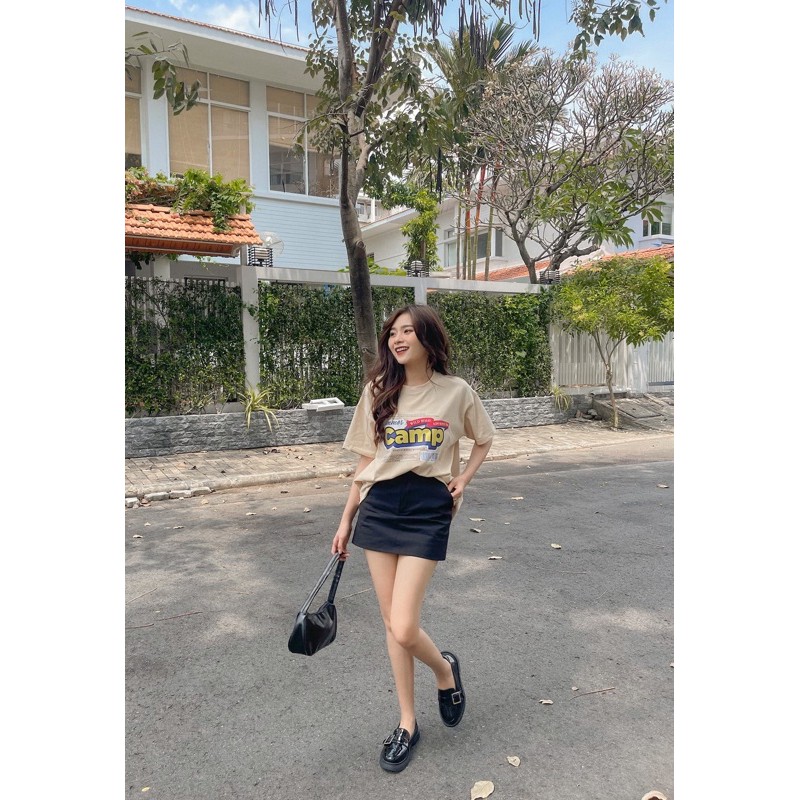 Chân váy đen túi chéo KHAKI SKIRT | BigBuy360 - bigbuy360.vn