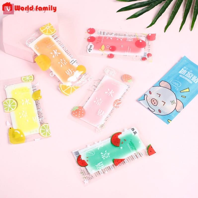 Gói 2 Miếng Dán Lạnh Làm Mát Cơ Thể Chống Nóng Hạ Sốt