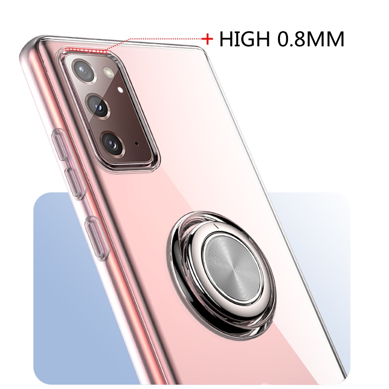 Ốp Điện Thoại Siêu Mỏng Kèm Giá Đỡ Cho Samsung Note 8 9 10 20 Plus Ultra