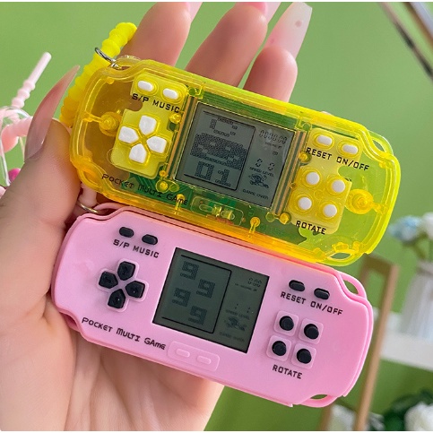 đồ chơi máy chơi game xếp gạch bấm nút DCN12