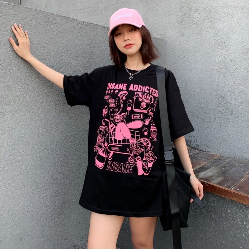 Áo Thun Insane® Addicted - màu Đen