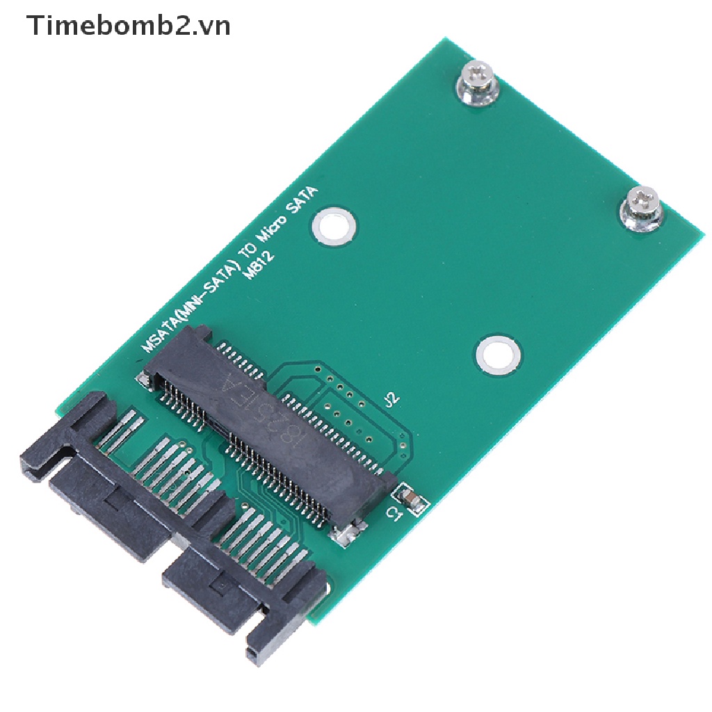 Set 2 thẻ chuyển đổi 1 cái Mini PCI-e PCI-e MSATA 3x5cm SSD sang 1.8" Micro SATA chuyên dụng | BigBuy360 - bigbuy360.vn