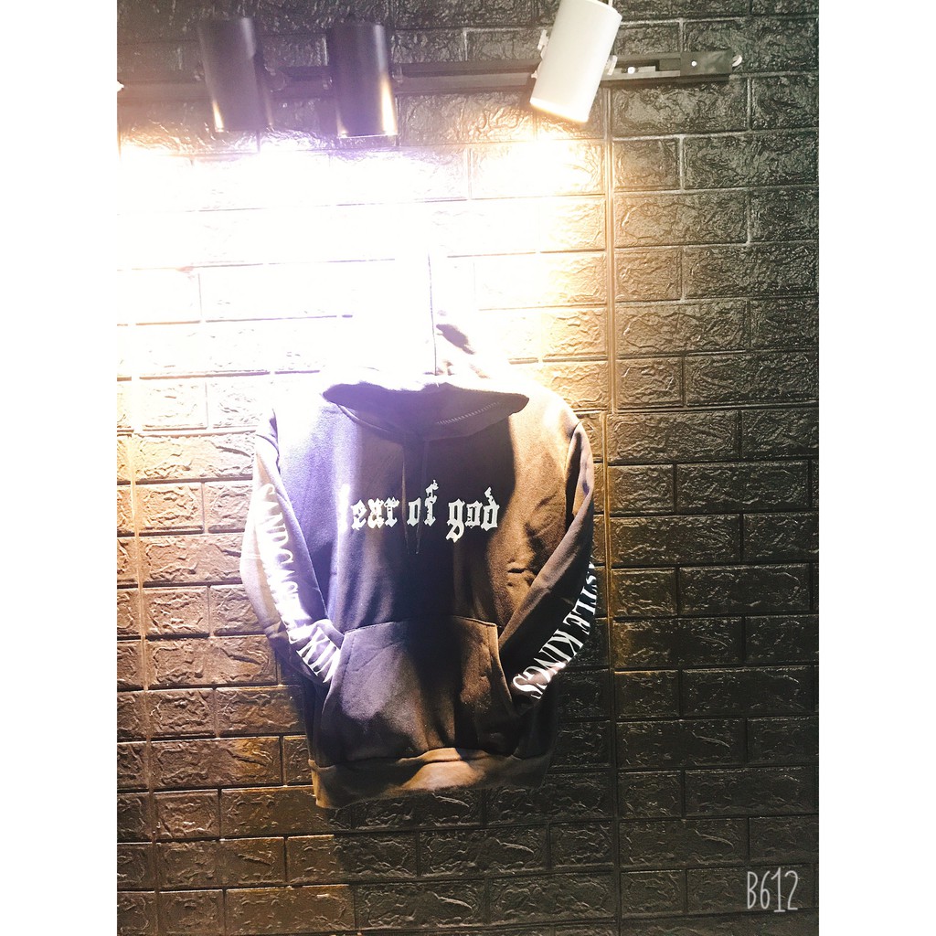 [Mã FASHIONMALLT4 giảm 15% tối đa 30K đơn 150k] Áo khoác hoodie chui ASALA unisex (FEAR) | BigBuy360 - bigbuy360.vn