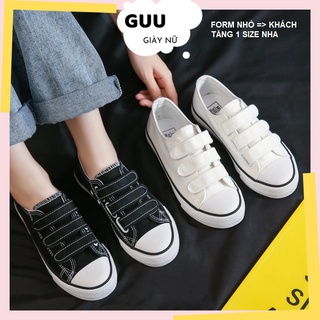 Giày lười nữ vải quai dán Hàn Quốc| giày slip on nữ G8721