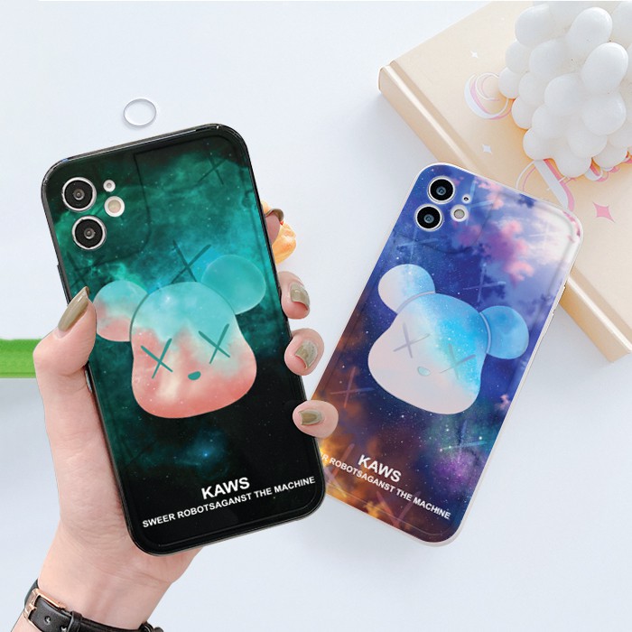 Ốp lưng iphone viền nổi bóng kaws sky 6/6plus/6s/6splus/7/7plus/8/8plus/x/xr/xs/11/12/pro/max/plus/promax-Awifi U2-6