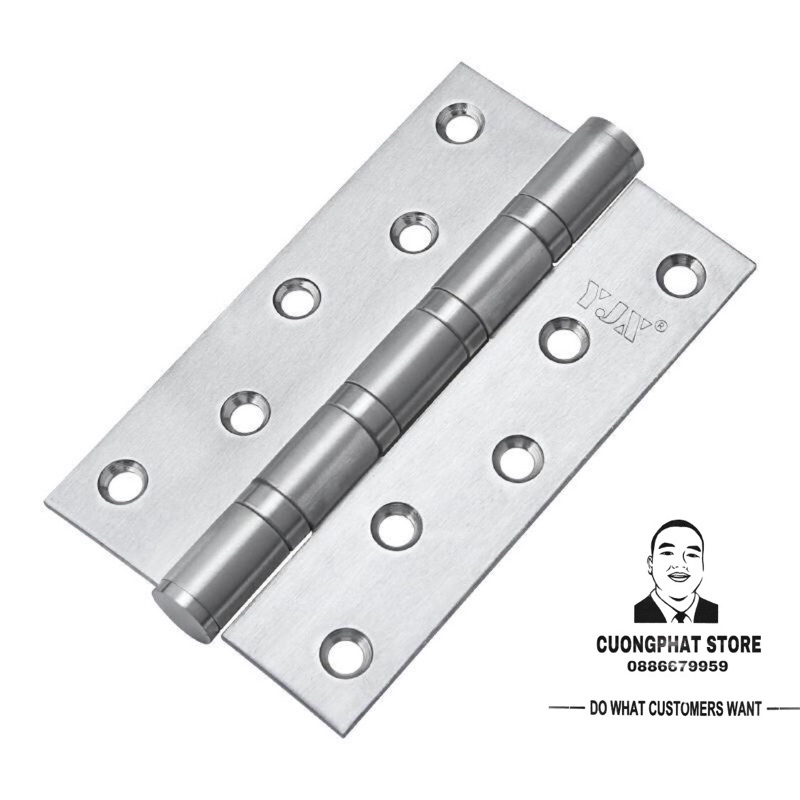 Bản lề 5x3x3 inox 304 dày dặn bền bỉ dùng cho cưa nhựa nhôm kính gỗ