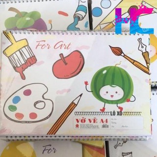 Vở vẽ A4 Hải Tiến 20 tờ 3842 (gáy lò xo)