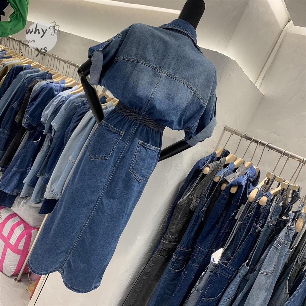 Đầm Denim Dáng Ôm Phong Cách Thời Trang Mới Dành Cho Nữ