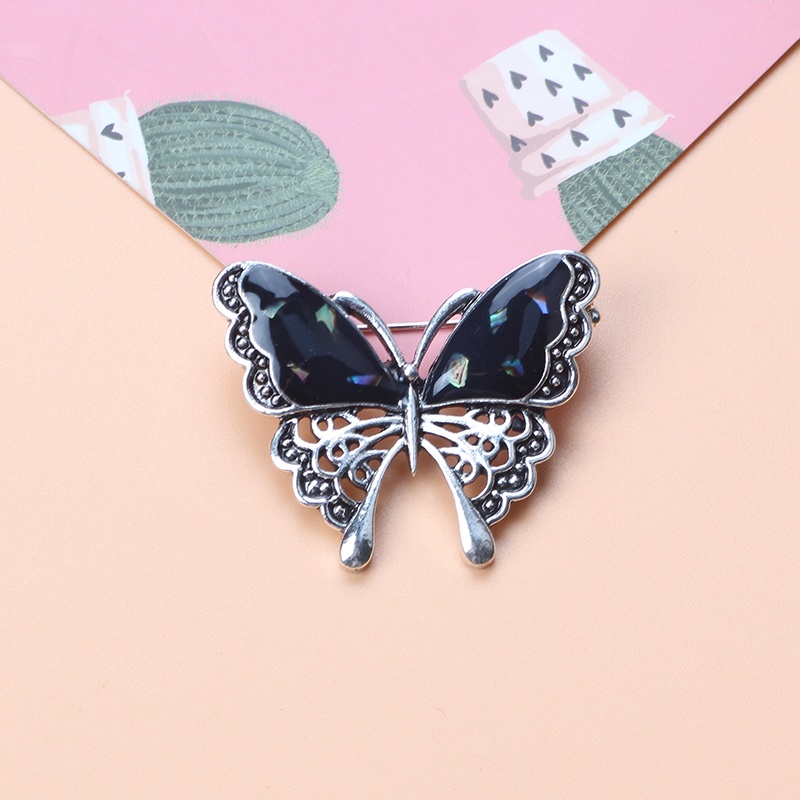 Ghim Cài Áo Hình Bướm Đính Đá Và Ngọc Trai Nhân Tạo Sang Trọng Dành Cho Nữ