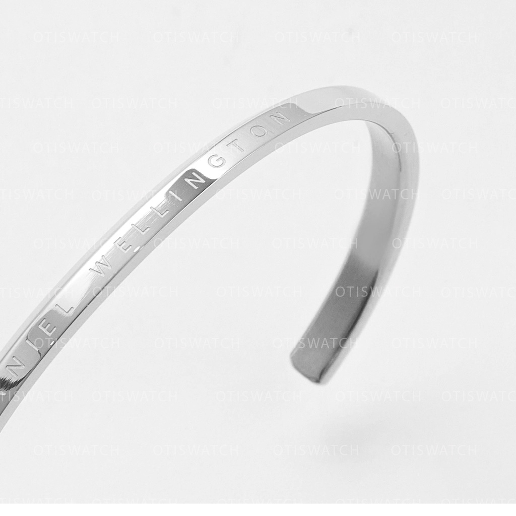 Vòng tay daniel wellington classic cuff v1 silver dw lắc tay khắc tên chính hãng - OtisWatch