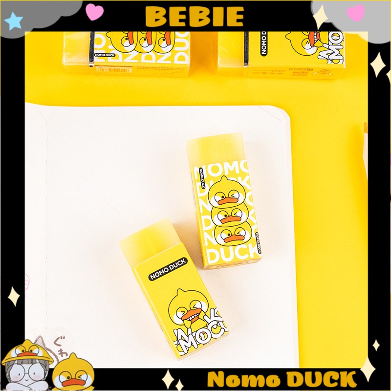 Tẩy bút chì học sinh nhiều hình cute, Gôm bút chì Nomo Duck BeBie - BP506