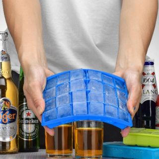 Khay đá silicon có nắp 18x12,5cm (24 ô)