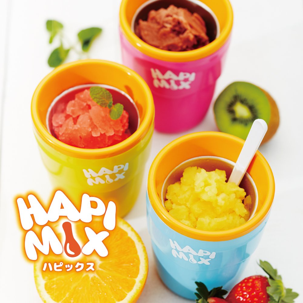 Ly Làm Kem Đá Bào Tuyết Doshisha Hapi Mix DHFZ-18BE 180ml - Hàng Chính Hãng