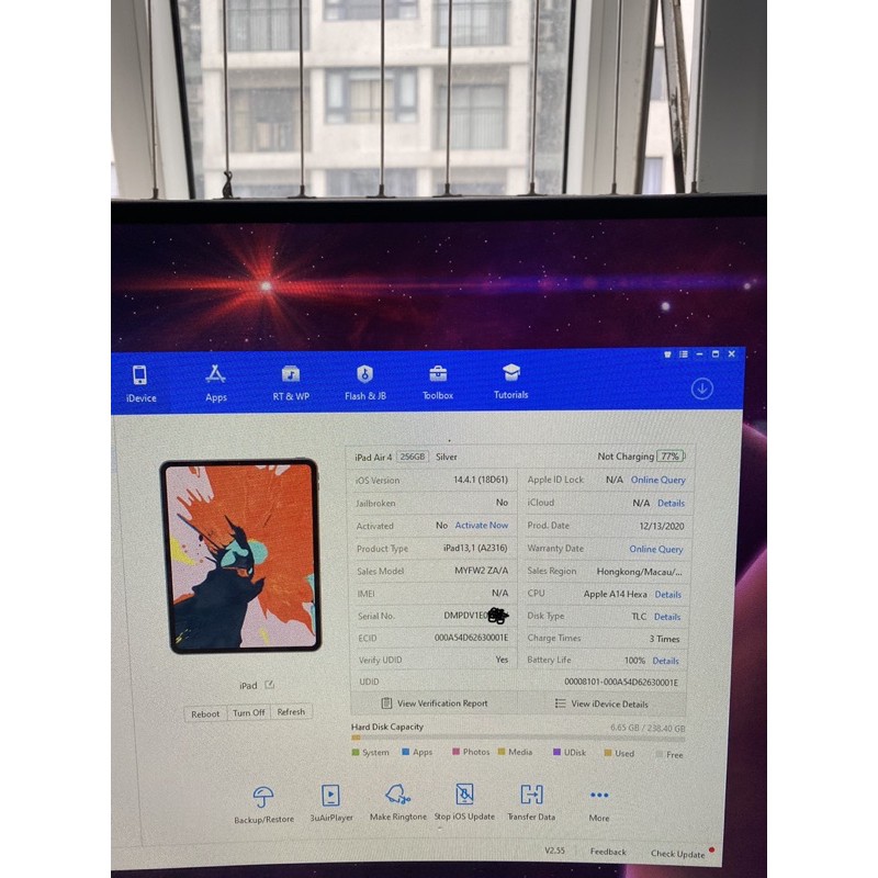 Máy tính bảng ipad Air 4 256G Wifi 2020 lướt | BigBuy360 - bigbuy360.vn