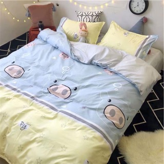 Chăn Ga Gối Cotton Đũi ( màu hot)