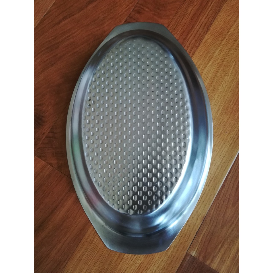 Dĩa Bò Né Sâu Lòng,Đĩa Hấp Cá Om Cá Chống Dính Đa Năng Lòng Sâu Inox-Tiến Thành