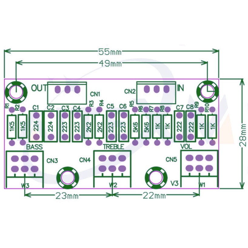 Bảng Mạch Khuếch Đại Âm Thanh XH-M802