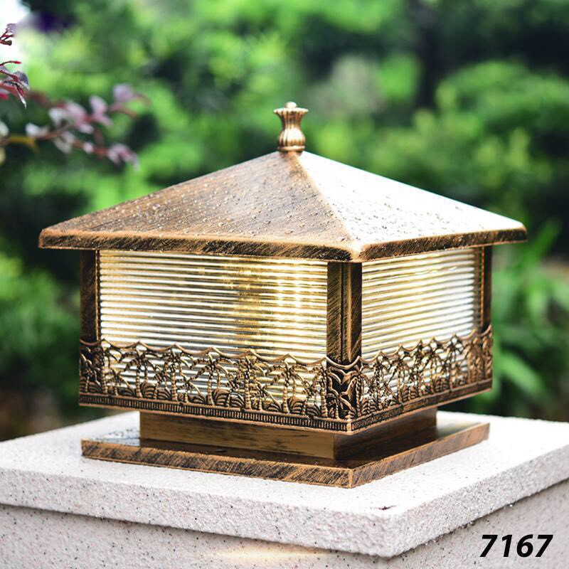 Đèn trang trí trụ cổng,trụ hàng rào,lan can