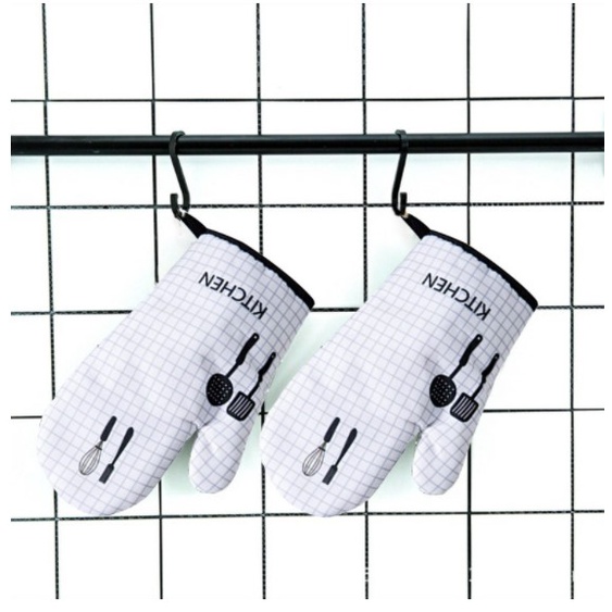 Set 2 Găng tay lò nướng chịu nhiệt găng tay nhà bếp bao tay nhà bếp