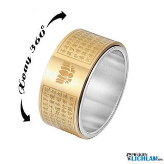 Nhẫn nam khắc Bát Nhã Tâm Kinh