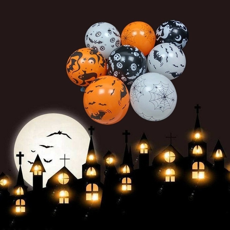 Set 20 Bong Bóng Trang Trí Halloween