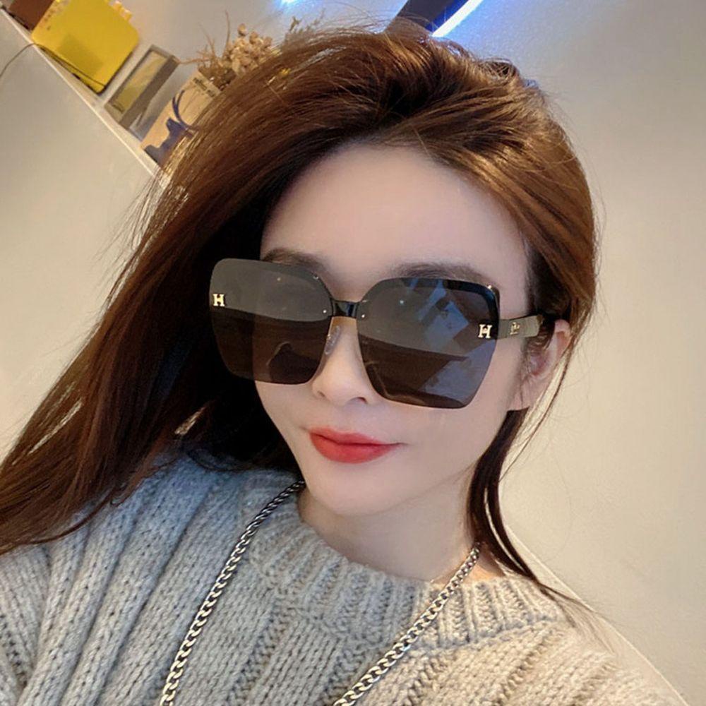 Kính Mát Nửa Gọng Đa Giác Chăm Sóc Tầm Nhìn Cho Nữ
