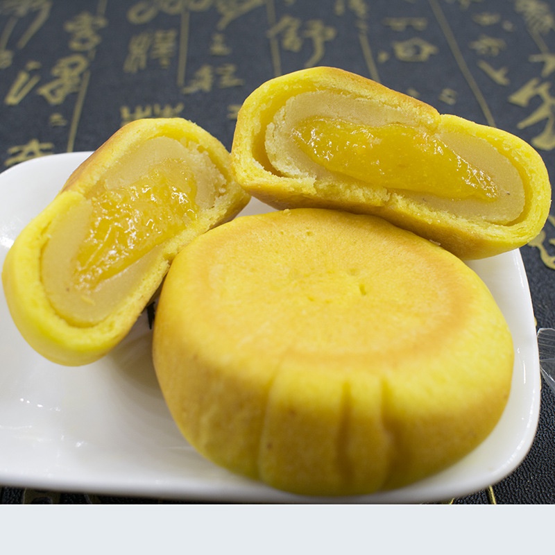 [ Ăn vặt ngon ] Combo 2500g Bánh Kim sa trứng chảy / Bánh bao trứng muối tan chảy ăn vặt dinh dưỡng